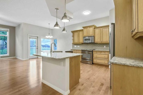 41 Cranston Drive Se, Calgary, AB - Indoor Photo Showing Kitchen With Upgraded Kitchen