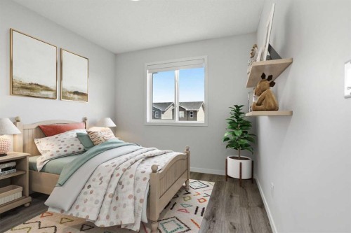 352 Dawson Drive, Chestermere, AB - Indoor Photo Showing Bedroom