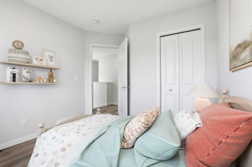 352 Dawson Drive, Chestermere, AB - Indoor Photo Showing Bedroom