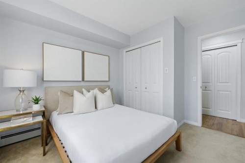 2223-115 Prestwick Villas Se, Calgary, AB - Indoor Photo Showing Bedroom