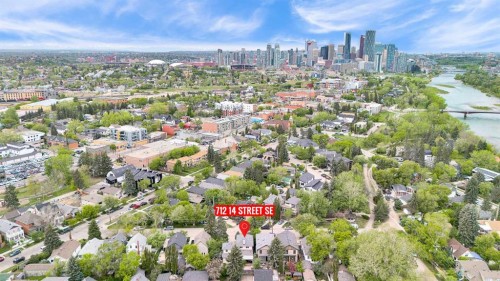 712 14 Street Se, Calgary, AB - Outdoor With View