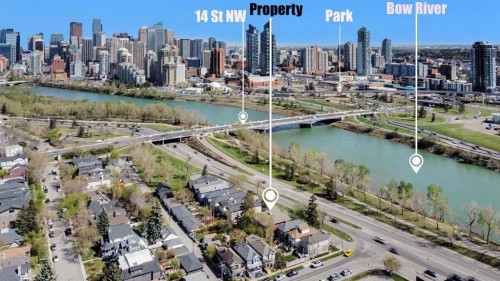 1650 Westmount Boulevard Nw, Calgary, AB - Outdoor With Body Of Water With View