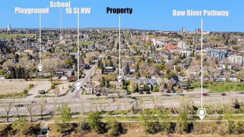 1650 Westmount Boulevard Nw, Calgary, AB - Outdoor With View