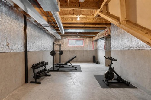 27 Bridleridge View Sw, Calgary, AB - Indoor Photo Showing Basement