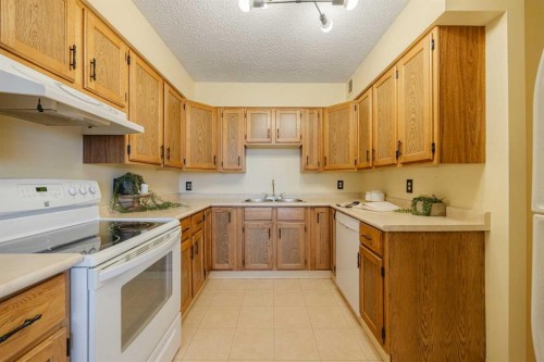 1003-80 Point Mckay Crescent Nw, Calgary, AB - Indoor Photo Showing Kitchen With Double Sink