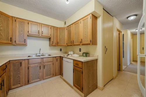 1003-80 Point Mckay Crescent Nw, Calgary, AB - Indoor Photo Showing Kitchen With Double Sink