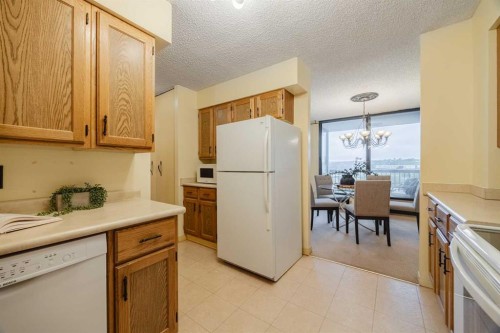 1003-80 Point Mckay Crescent Nw, Calgary, AB - Indoor Photo Showing Kitchen With Double Sink