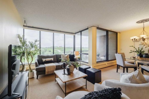 1003-80 Point Mckay Crescent Nw, Calgary, AB - Indoor Photo Showing Living Room