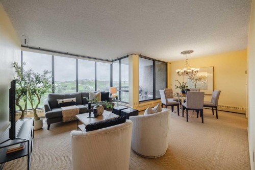1003-80 Point Mckay Crescent Nw, Calgary, AB - Indoor Photo Showing Living Room