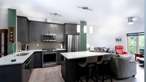 340 Legacy Point Se, Calgary, AB - Indoor Photo Showing Kitchen With Upgraded Kitchen