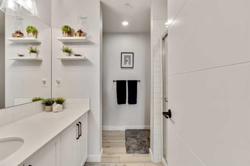 208-255 Les Jardins Park Se, Calgary, AB - Indoor Photo Showing Bathroom