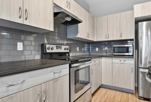1607 2 Street Nw, Calgary, AB - Indoor Photo Showing Kitchen