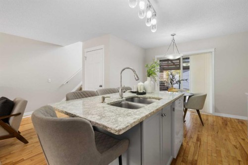 282 Prestwick Circle Se, Calgary, AB - Indoor Photo Showing Kitchen With Double Sink
