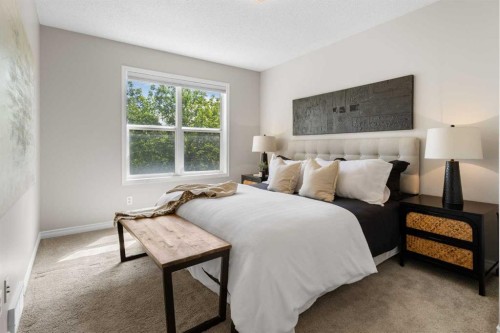 282 Prestwick Circle Se, Calgary, AB - Indoor Photo Showing Bedroom