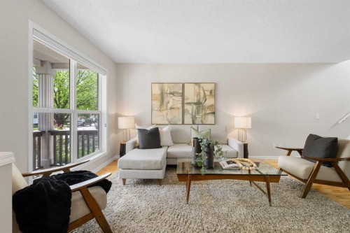 282 Prestwick Circle Se, Calgary, AB - Indoor Photo Showing Living Room