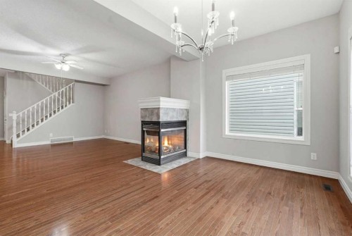 378 Chaparral Ridge Circle Se, Calgary, AB - Indoor With Fireplace