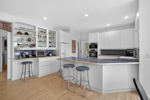523 Scimitar Bay Nw, Calgary, AB - Indoor Photo Showing Kitchen With Upgraded Kitchen