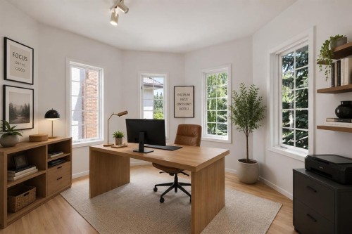 523 Scimitar Bay Nw, Calgary, AB - Indoor Photo Showing Office