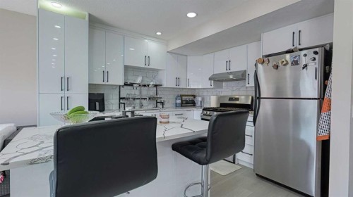 54 Saddlecreek Crescent Ne, Calgary, AB - Indoor Photo Showing Kitchen With Stainless Steel Kitchen
