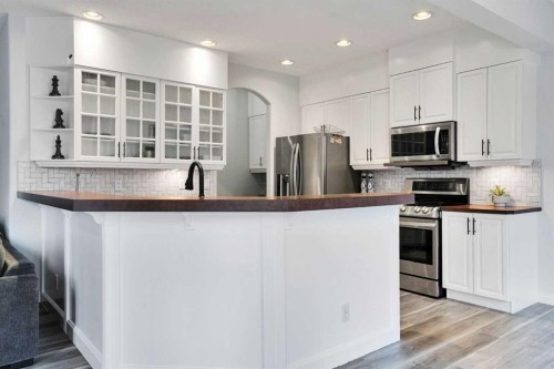 74 Cranleigh Green Se, Calgary, AB - Indoor Photo Showing Kitchen With Upgraded Kitchen