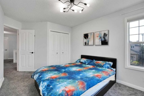 74 Cranleigh Green Se, Calgary, AB - Indoor Photo Showing Bedroom