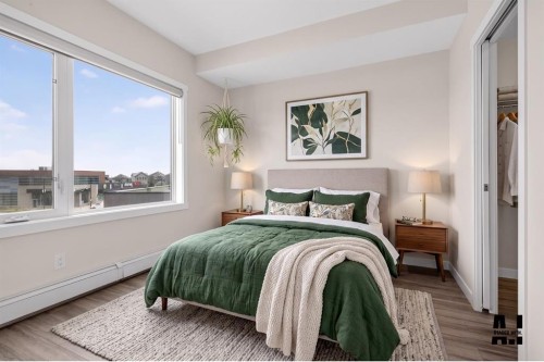 216-238 Sage Valley Common Nw, Calgary, AB - Indoor Photo Showing Bedroom