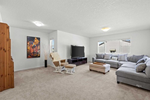 318 Coopers Drive Sw, Airdrie, AB - Indoor Photo Showing Living Room