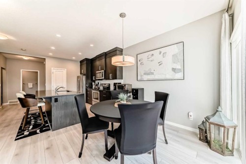 984 Seton Circle Se, Calgary, AB - Indoor Photo Showing Dining Room