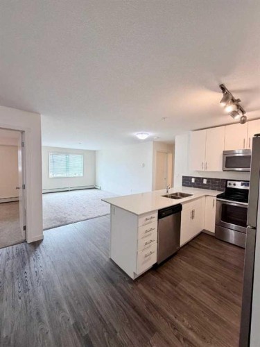 2208-181 Skyview Ranch Manor Ne, Calgary, AB - Indoor Photo Showing Kitchen With Double Sink