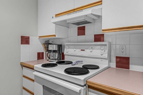 111-1206 Bow Valley Trail, Canmore, AB - Indoor Photo Showing Kitchen