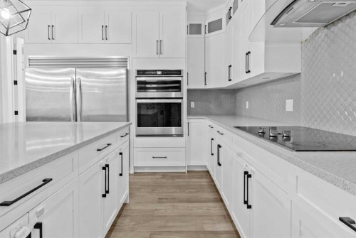 247 Kinniburgh Place, Chestermere, AB - Indoor Photo Showing Kitchen With Upgraded Kitchen