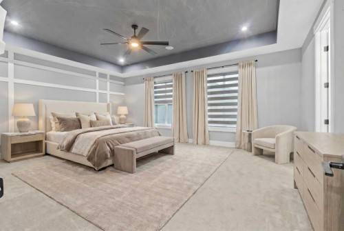 247 Kinniburgh Place, Chestermere, AB - Indoor Photo Showing Bedroom