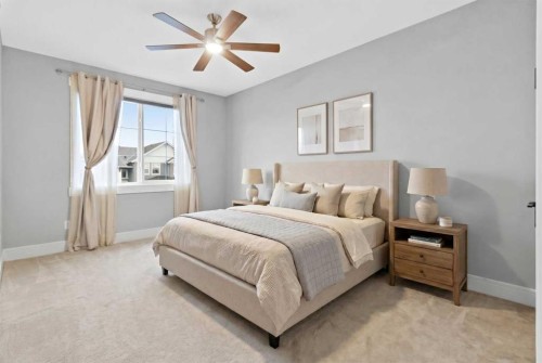 247 Kinniburgh Place, Chestermere, AB - Indoor Photo Showing Bedroom