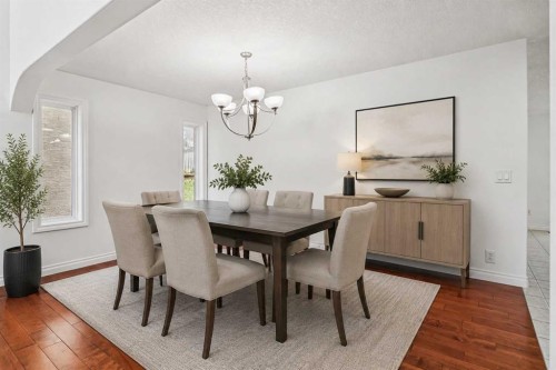 22 Sherwood Cove Nw, Calgary, AB - Indoor Photo Showing Dining Room