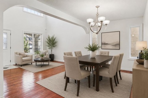 22 Sherwood Cove Nw, Calgary, AB - Indoor Photo Showing Dining Room