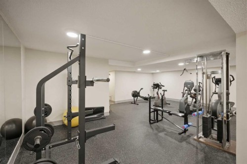 805-320 Meredith Road Ne, Calgary, AB - Indoor Photo Showing Gym Room