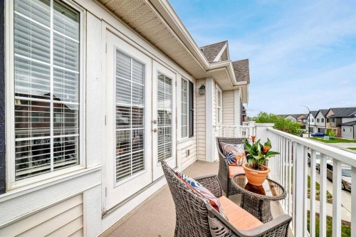 246 Cooperswood Green Sw, Airdrie, AB - Outdoor With Balcony