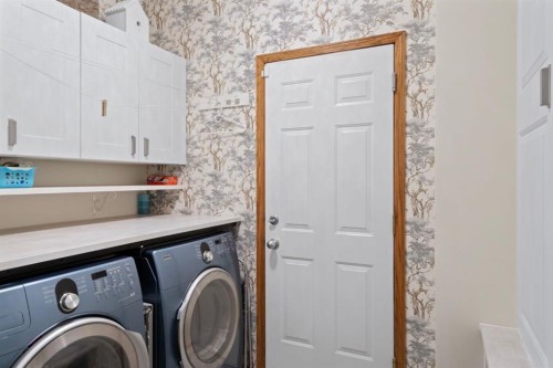 16 Bow Ridge Drive, Cochrane, AB - Indoor Photo Showing Laundry Room
