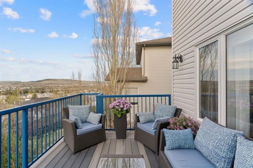 16 Bow Ridge Drive, Cochrane, AB - Outdoor With Deck Patio Veranda With Exterior