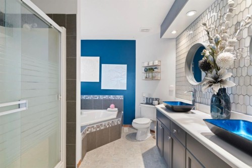 16 Bow Ridge Drive, Cochrane, AB - Indoor Photo Showing Bathroom