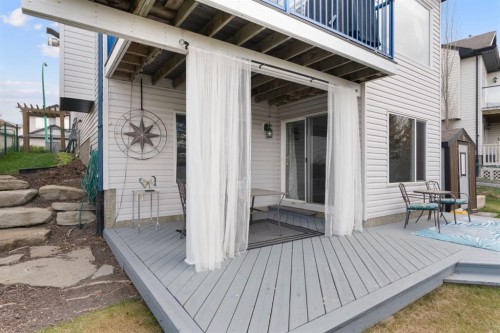 16 Bow Ridge Drive, Cochrane, AB - Outdoor With Deck Patio Veranda With Exterior