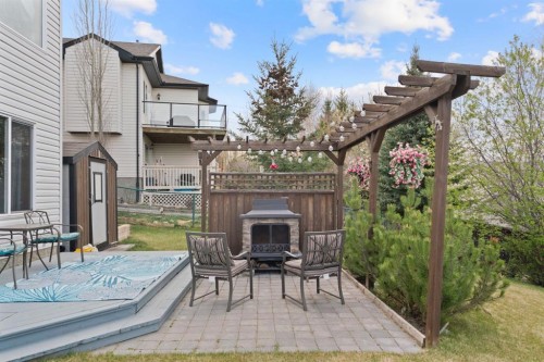 16 Bow Ridge Drive, Cochrane, AB - Outdoor With Deck Patio Veranda With Exterior