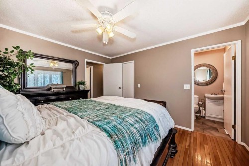 85 Rideau Close Sw, Airdrie, AB - Indoor Photo Showing Bedroom
