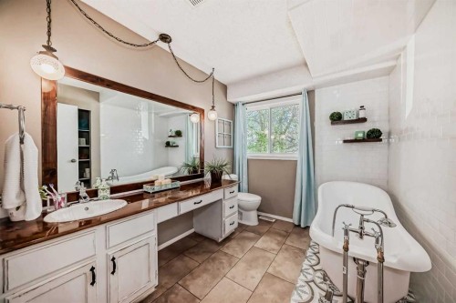 85 Rideau Close Sw, Airdrie, AB - Indoor Photo Showing Bathroom