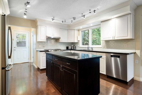 111 Lake Mead Place Se, Calgary, AB - Indoor Photo Showing Kitchen With Upgraded Kitchen