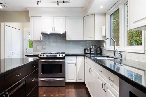111 Lake Mead Place Se, Calgary, AB - Indoor Photo Showing Kitchen With Upgraded Kitchen