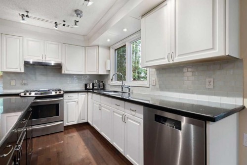 111 Lake Mead Place Se, Calgary, AB - Indoor Photo Showing Kitchen With Upgraded Kitchen