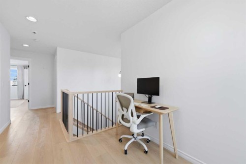91 Bridleridge Crescent Sw, Calgary, AB - Indoor Photo Showing Office