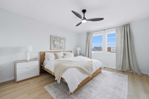 91 Bridleridge Crescent Sw, Calgary, AB - Indoor Photo Showing Bedroom