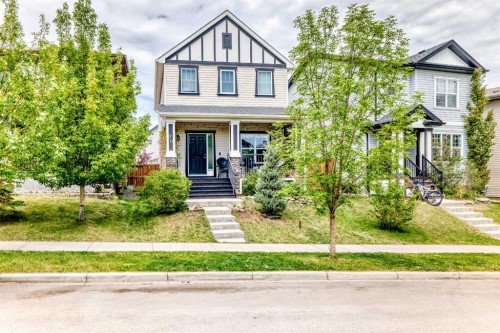 10 Reunion Grove Nw, Airdrie, AB - Outdoor With Facade